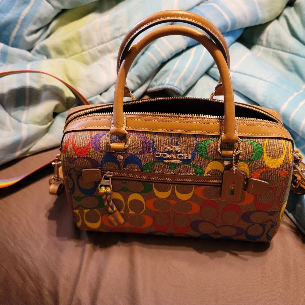 Coach pride satchel